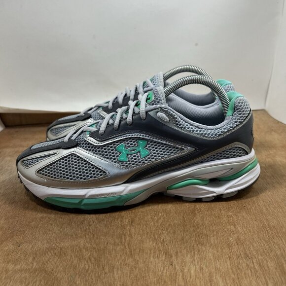Under Armour Apparition Men Size 8.5 Shoes Metallic Silver 3027595-101